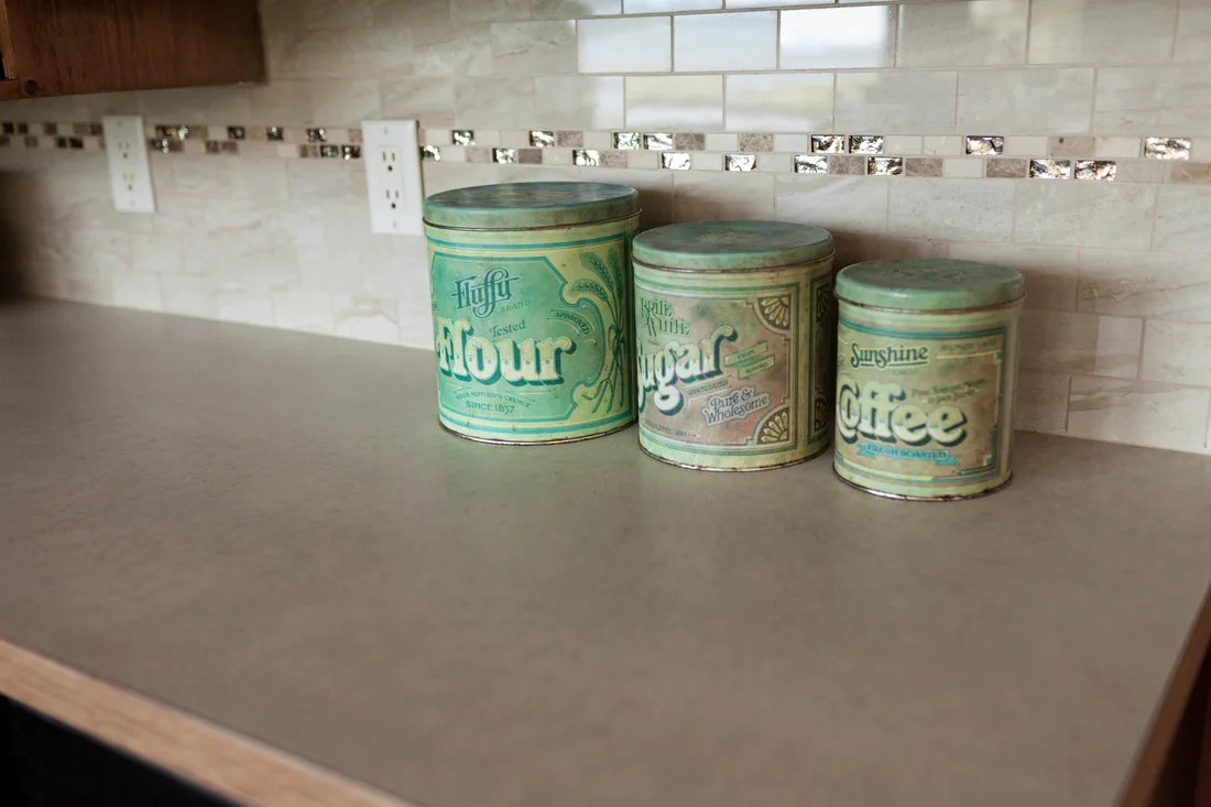 Kitchen backsplash detail